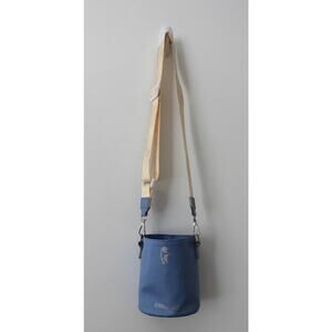 Coolflask Water Bottle Holder Adjustable Shoulder Strap Blue Pre-Owned